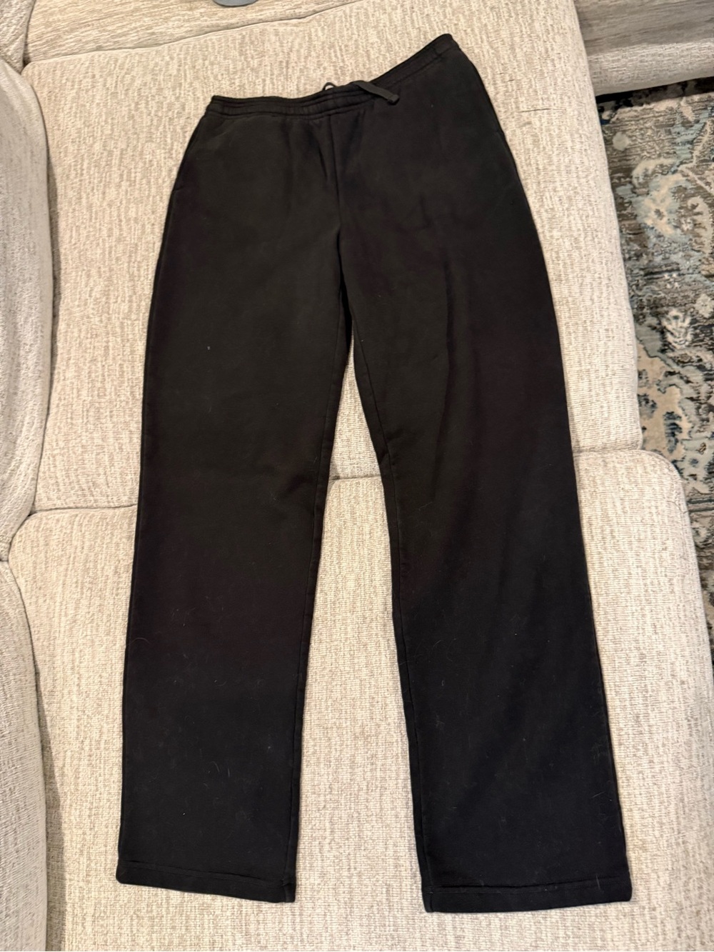 Vuori Black Straight-Leg Track Pants